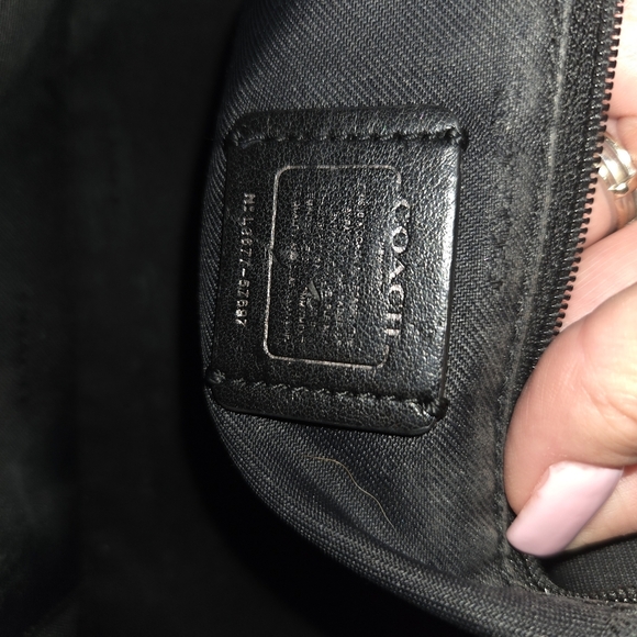 Coach SWAGER Black Studded Handbag - Picture 10 of 11